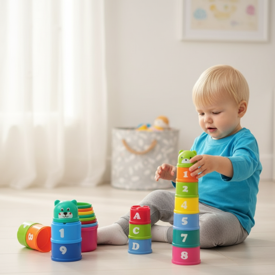 Fun-Stack Learning Cups Set