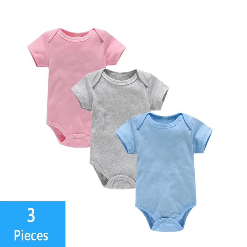 Everyday Essentials Cotton Bodysuit Trio