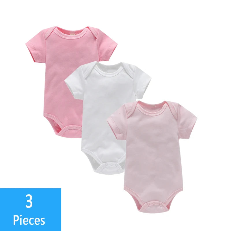 Everyday Essentials Cotton Bodysuit Trio