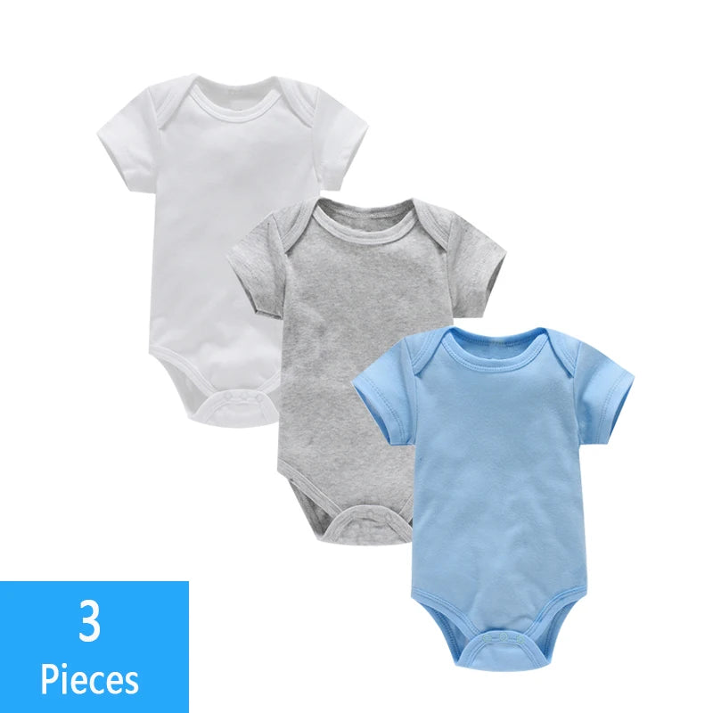 Everyday Essentials Cotton Bodysuit Trio