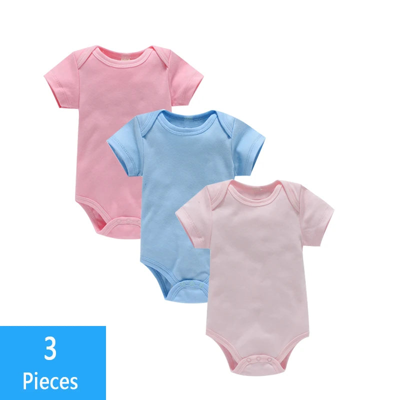 Everyday Essentials Cotton Bodysuit Trio