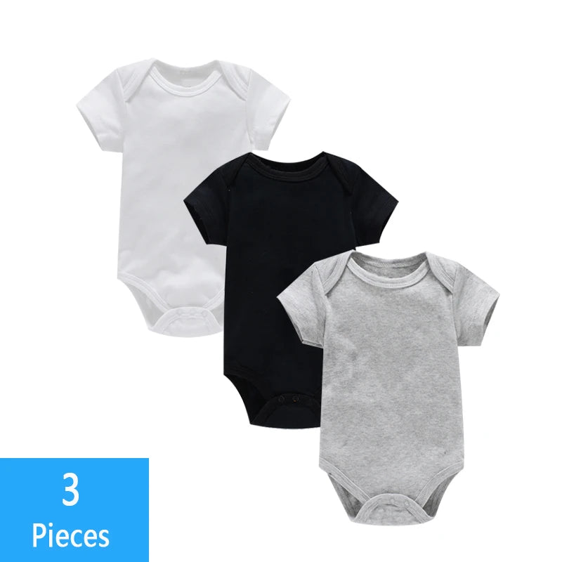 Everyday Essentials Cotton Bodysuit Trio