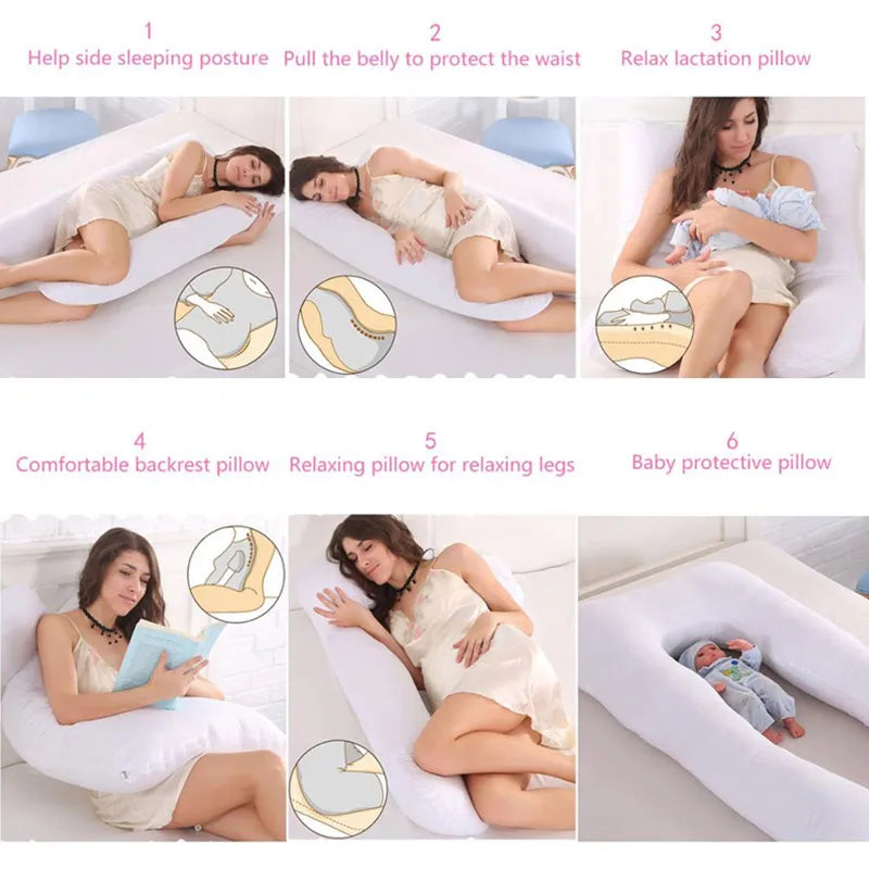 CloudNest Full Body Maternity Pillow