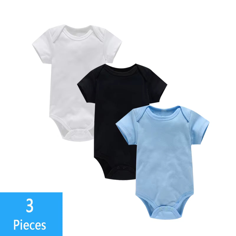 Everyday Essentials Cotton Bodysuit Trio