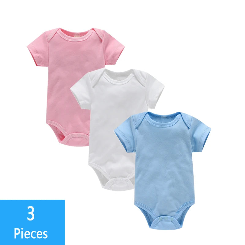 Everyday Essentials Cotton Bodysuit Trio