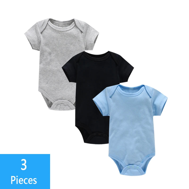 Everyday Essentials Cotton Bodysuit Trio