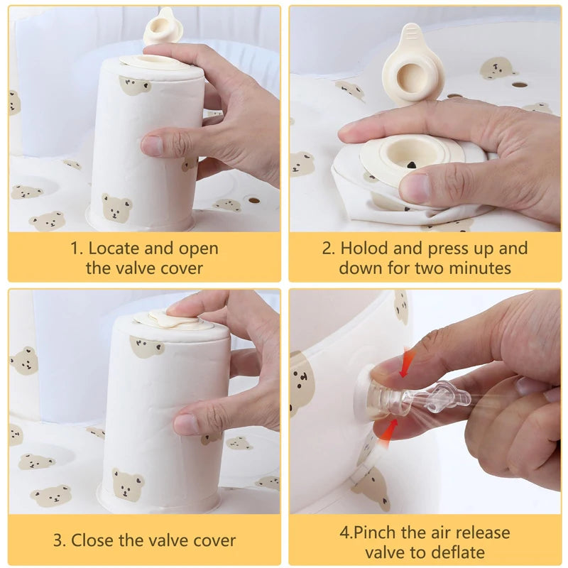 Snug-Support Inflatable Baby Seat