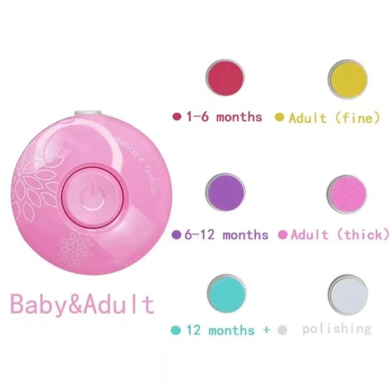 Whisper-Quiet Electric Baby Nail Trimmer