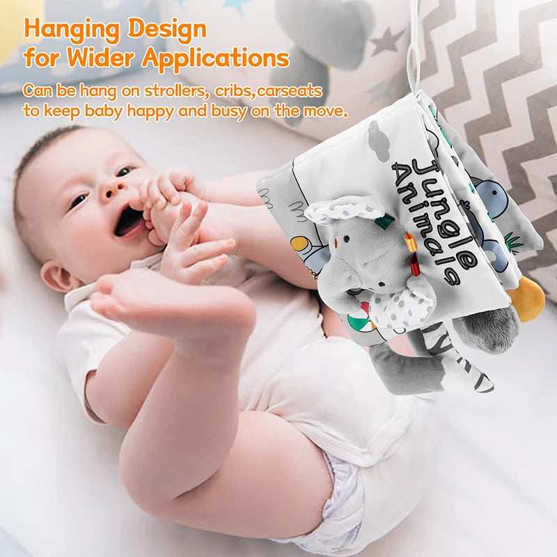 Jungle-Buddies 3D Sensory Cloth Book