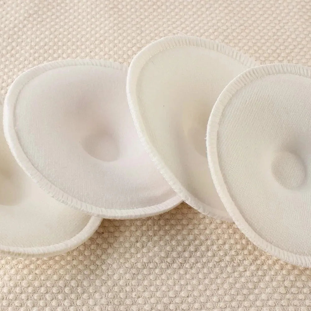 4/8Pcs VelvetSoft Reusable Nursing Pads