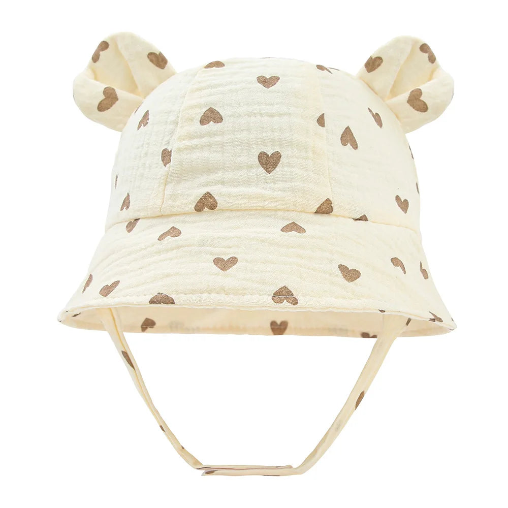 Sunny-Day Bear Ear Bucket Hat