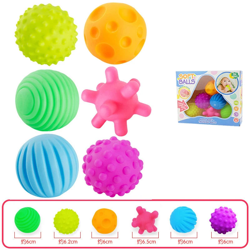 Sensory Soft-Texture Squeeze Ball Set