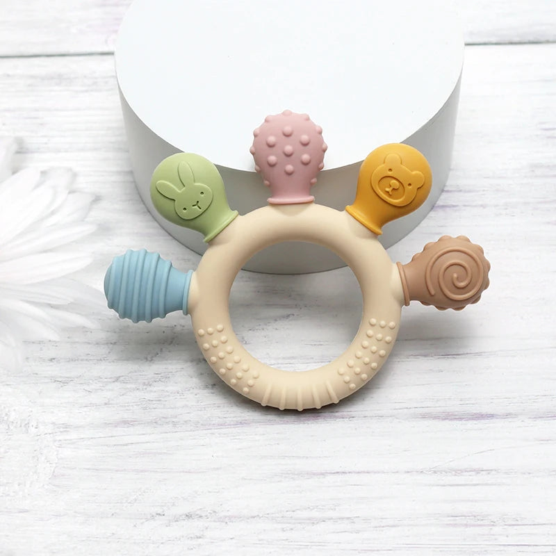 Soothe-and-Chew Sensory Teether Ring