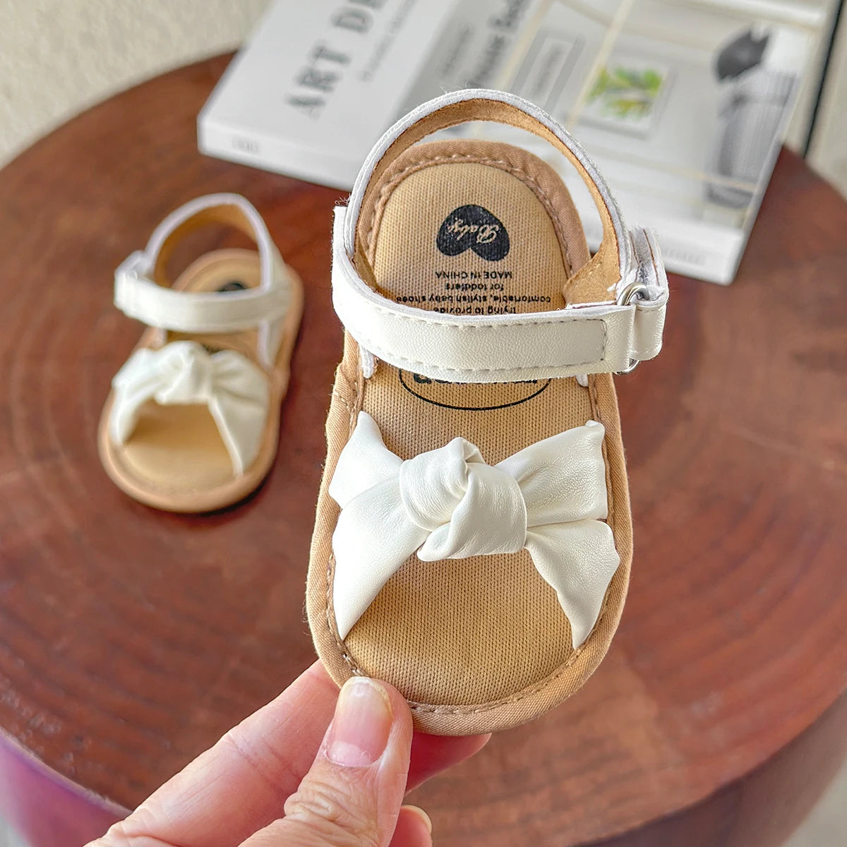Willow Bow First-Step Sandal