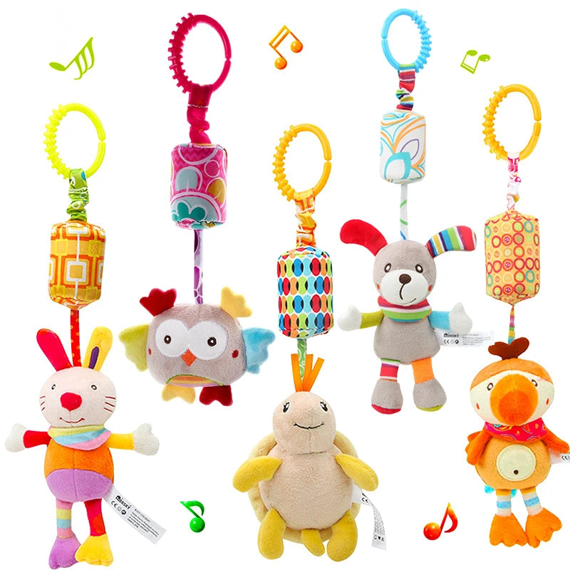 Stroller-Buddy Sensory Plush Toy