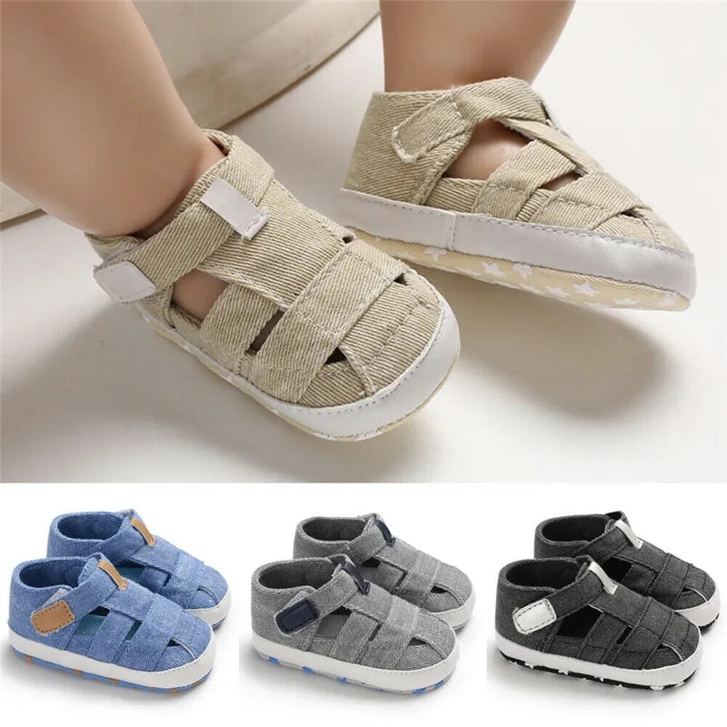Explorer Denim First-Step Sandals