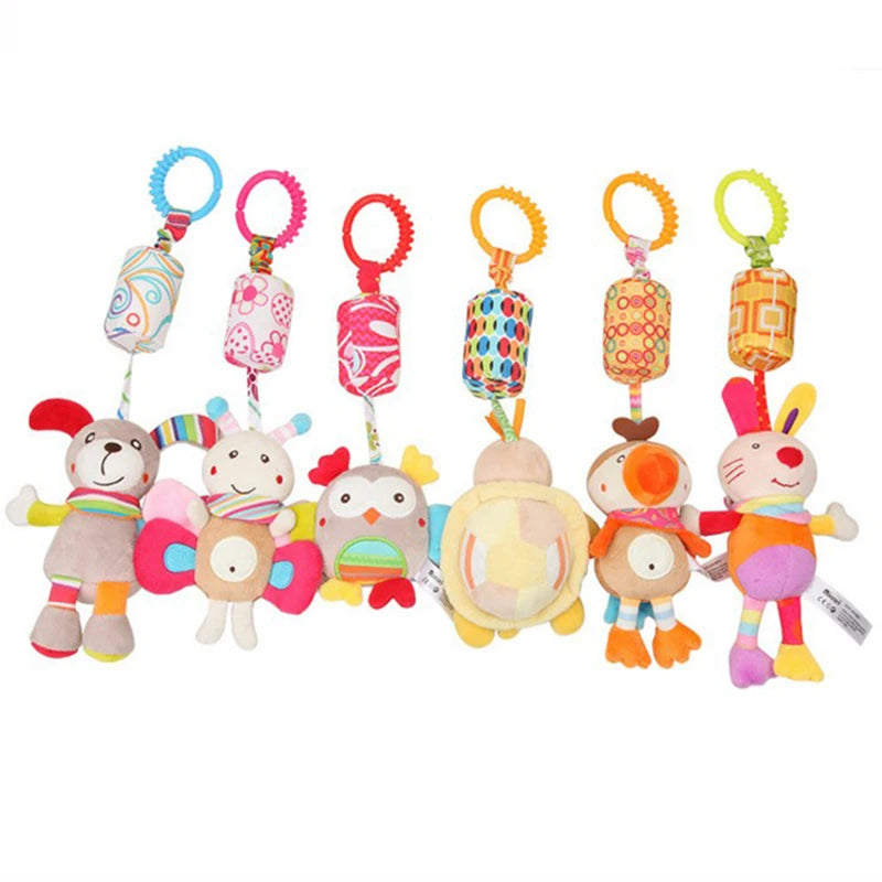 Stroller-Buddy Sensory Plush Toy