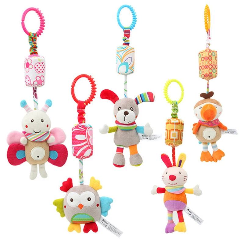 Stroller-Buddy Sensory Plush Toy