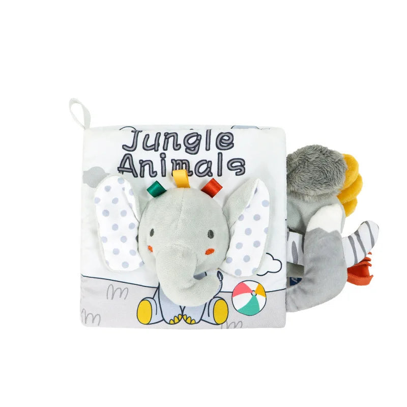 Jungle-Buddies 3D Sensory Cloth Book