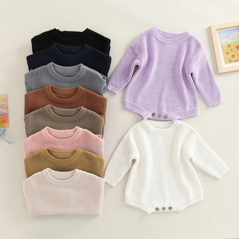 Highland Cozy Knit Romper