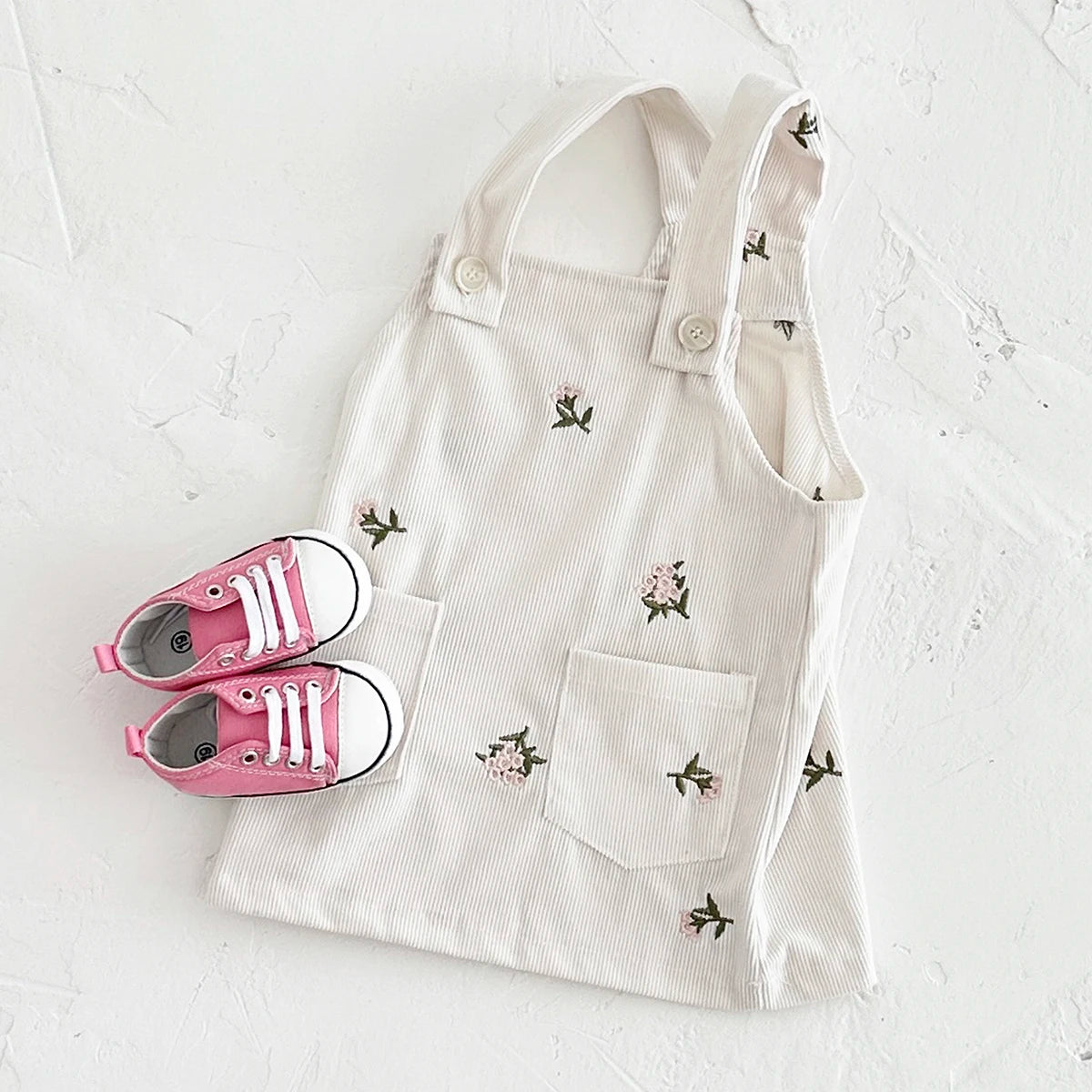 Cotswold Floral Corduroy Pinafore
