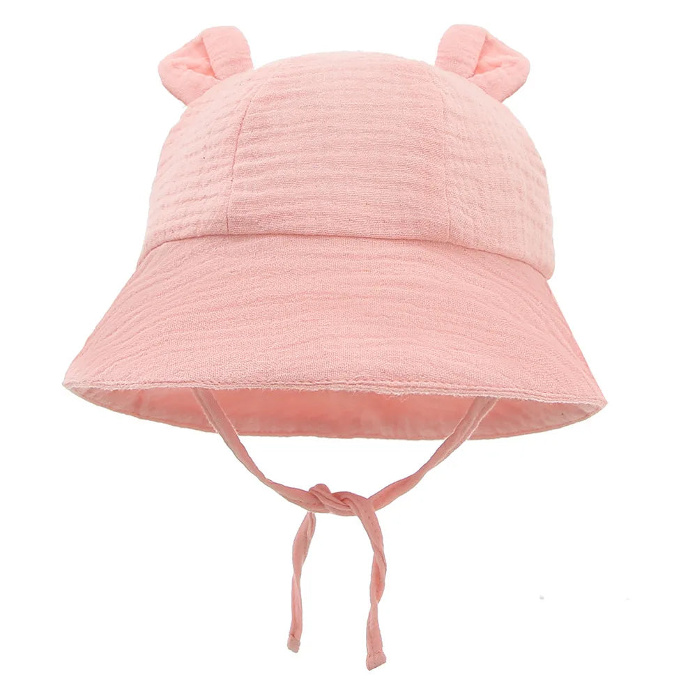 Sunny-Day Bear Ear Bucket Hat