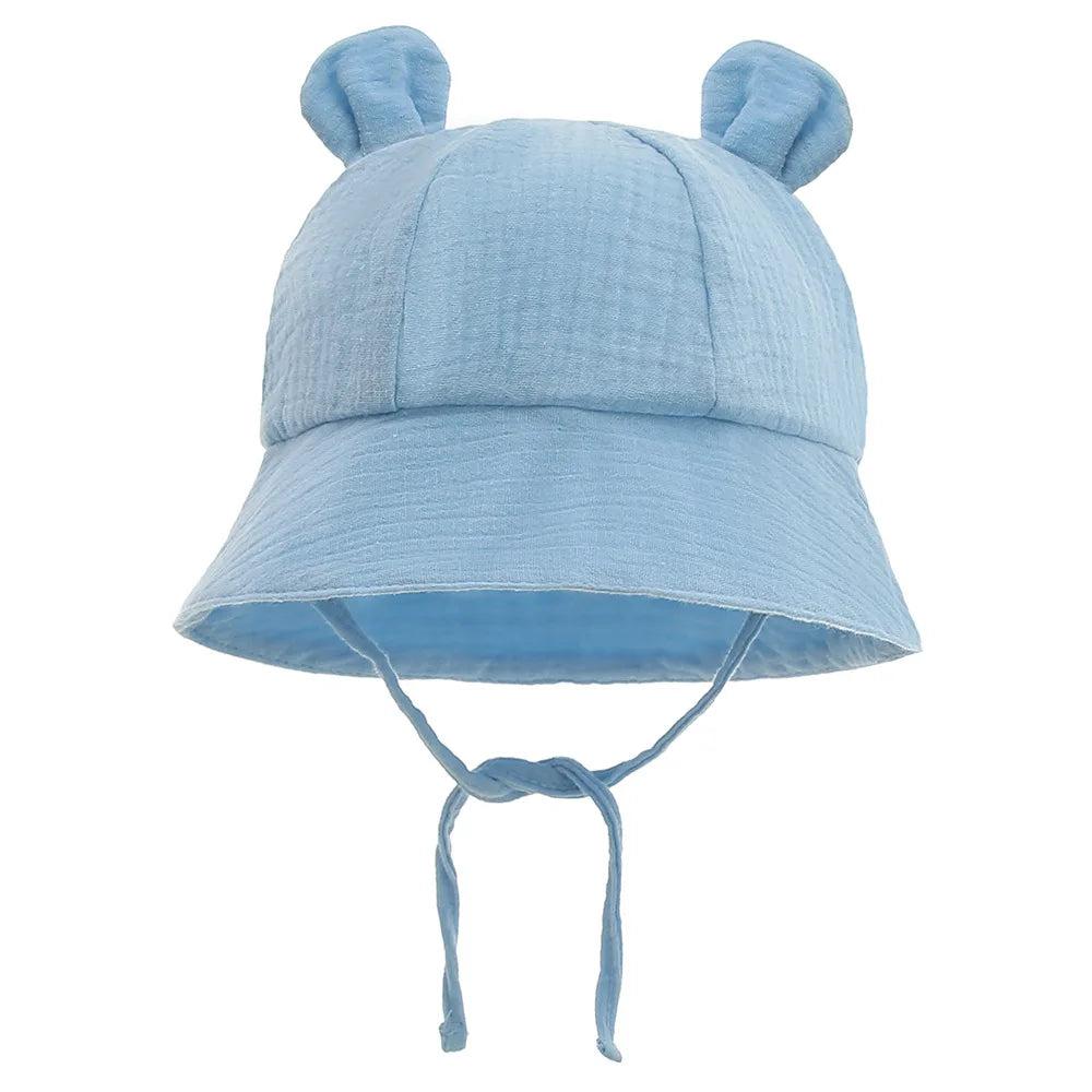 Sunny-Day Bear Ear Bucket Hat