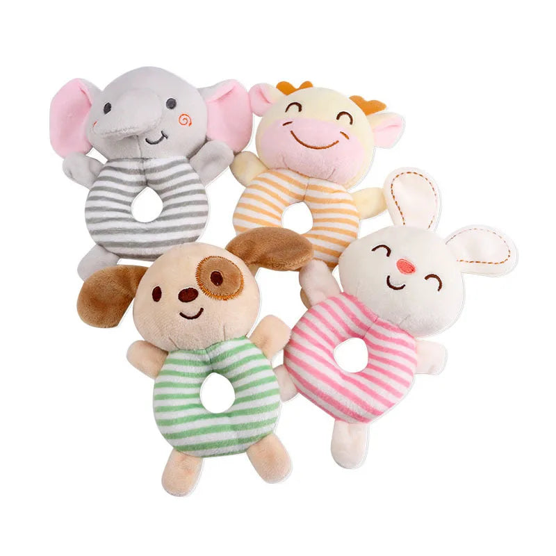 Cuddle-Chime Plush Hand Rattle