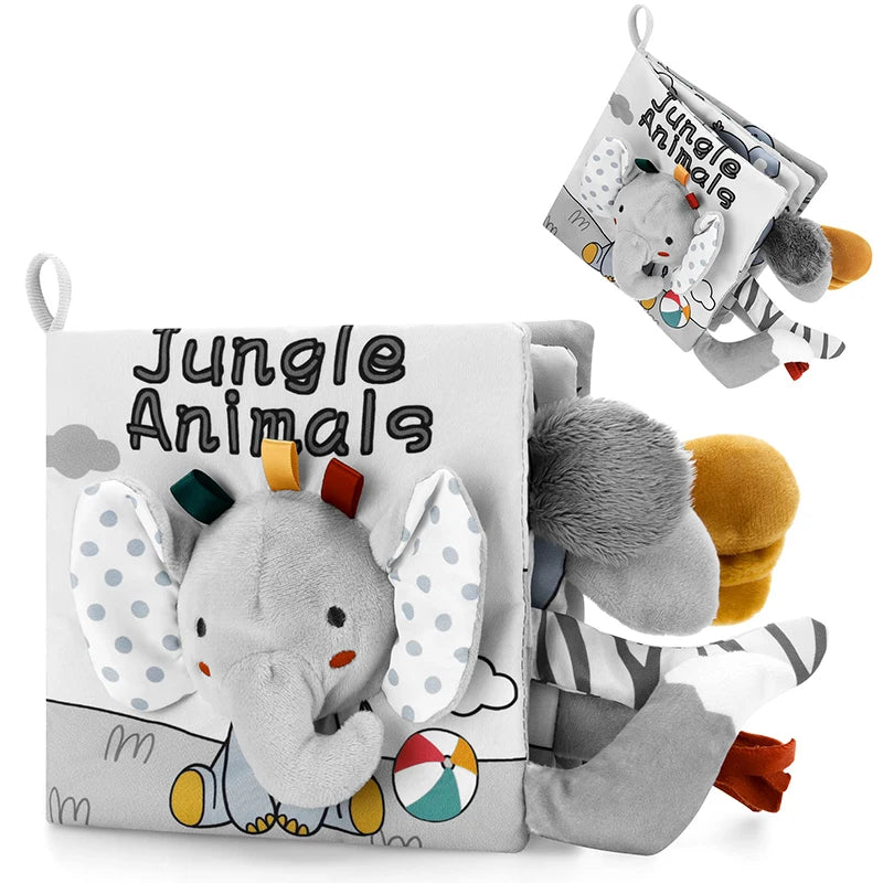 Jungle-Buddies 3D Sensory Cloth Book