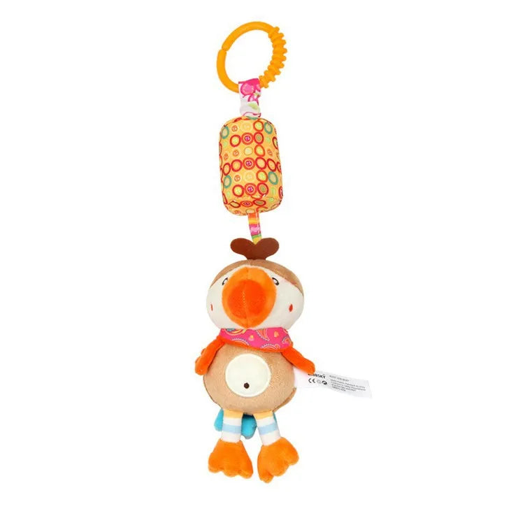 Stroller-Buddy Sensory Plush Toy