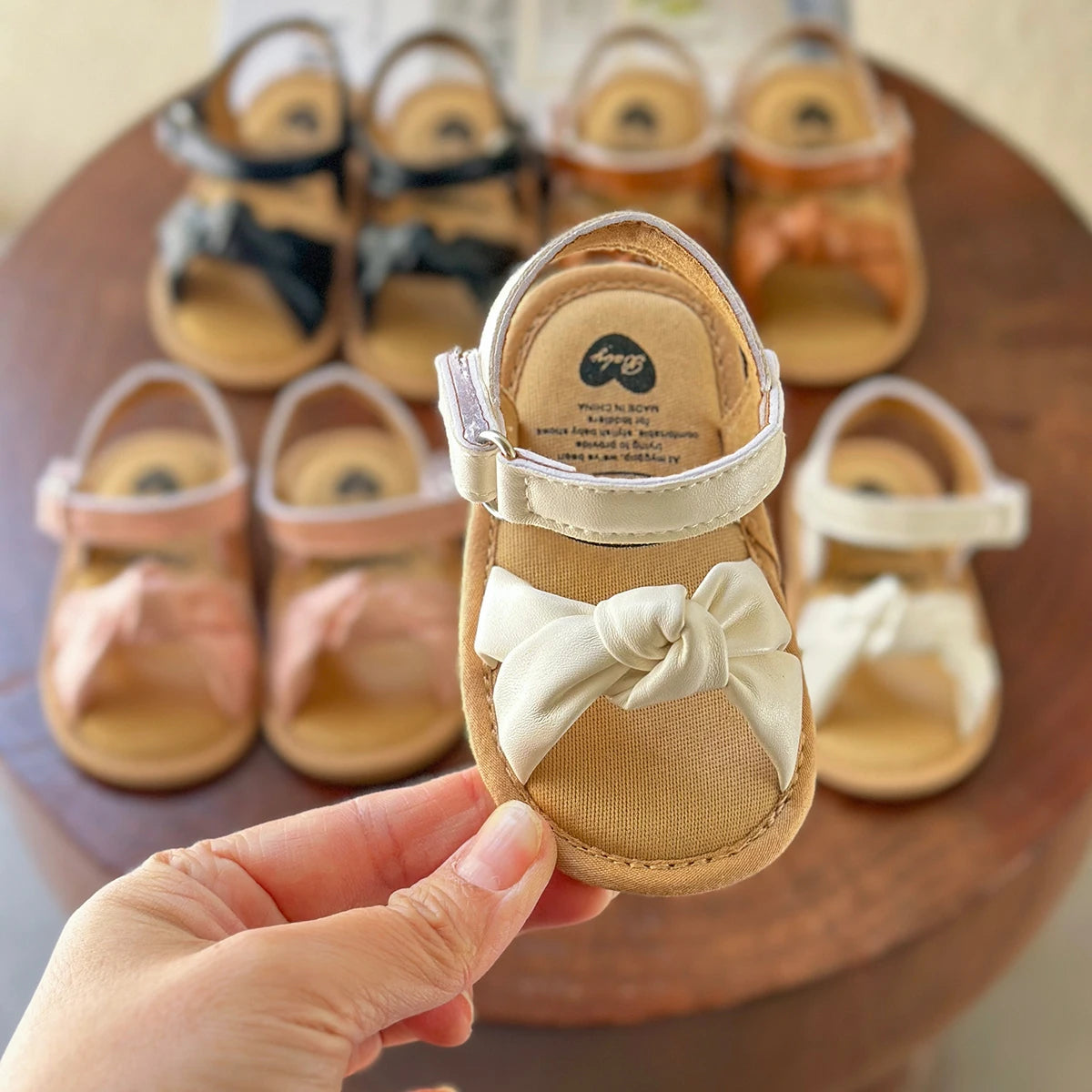 Willow Bow First-Step Sandal