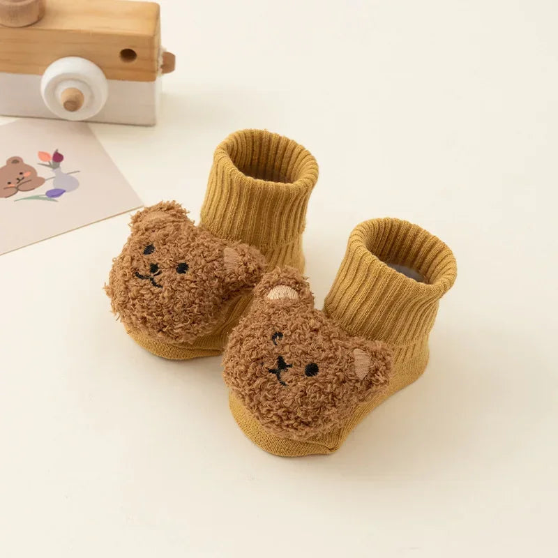 Teddy Hug Baby Booties