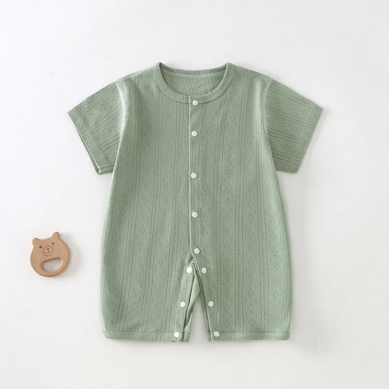 Willow Ribbed Cotton Romper