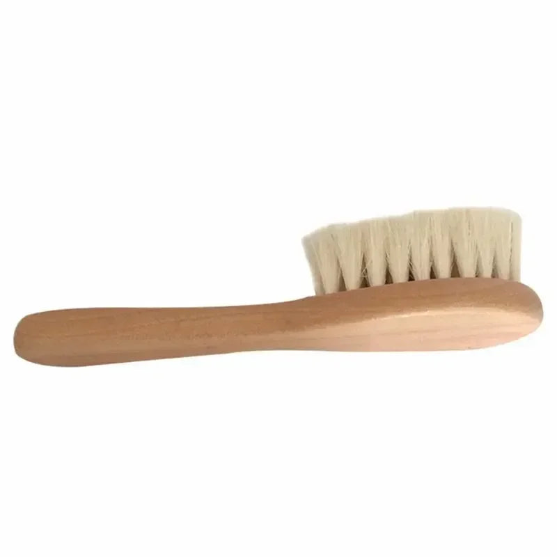 Gentle-Groom Natural Wooden Baby Brush Set