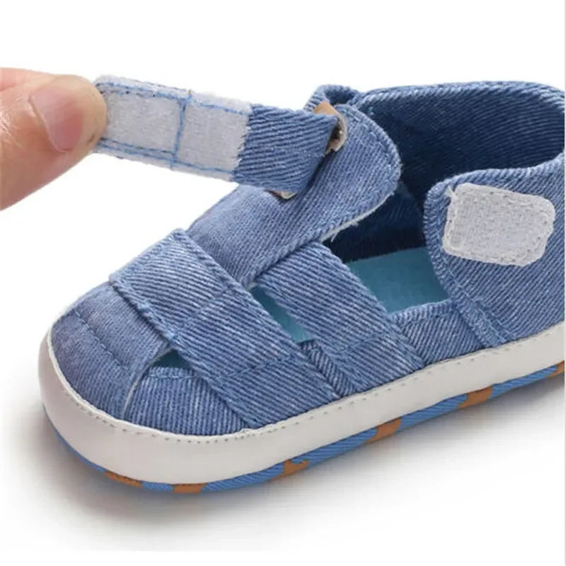 Explorer Denim First-Step Sandals