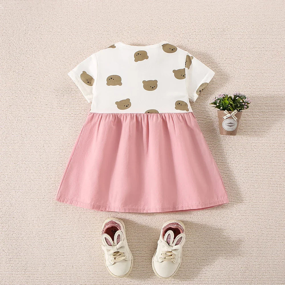 HoneyBear Pinafore Dress