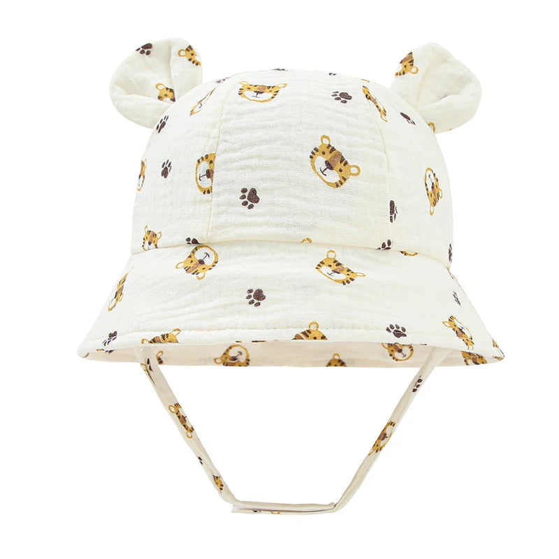 Sunny-Day Bear Ear Bucket Hat