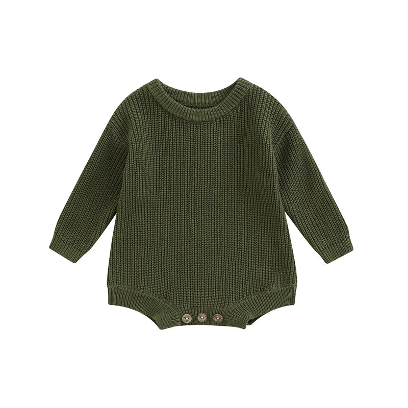 Highland Cozy Knit Romper
