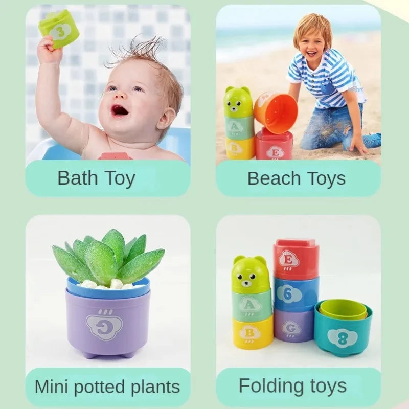 Fun-Stack Learning Cups Set