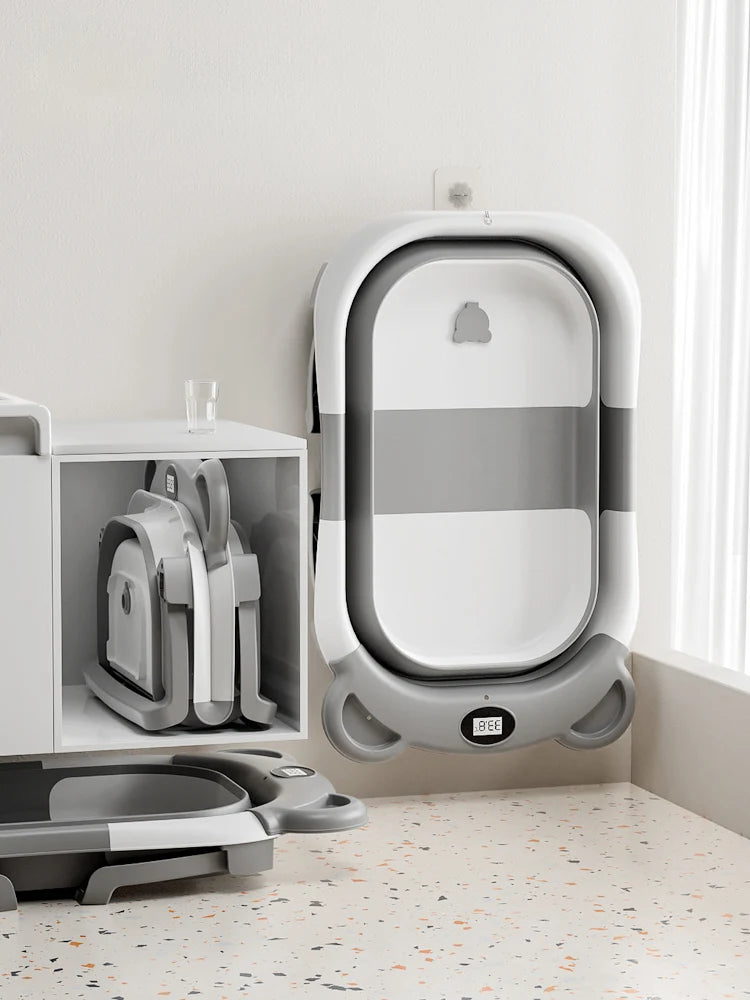 Smart-Temp Foldable Baby Bath