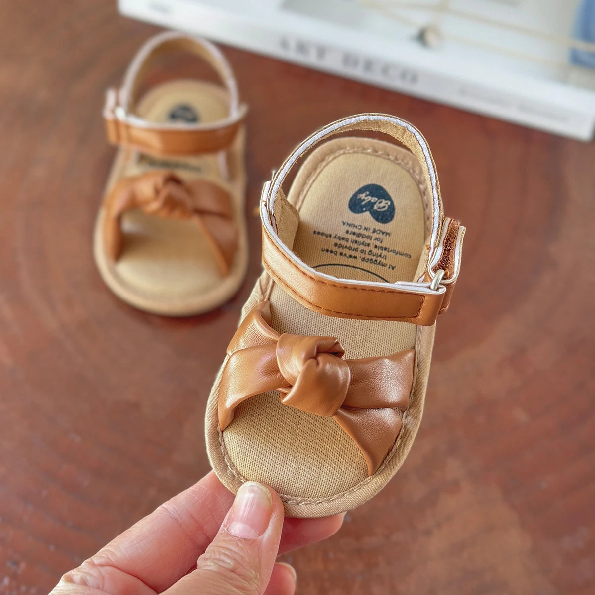 Willow Bow First-Step Sandal