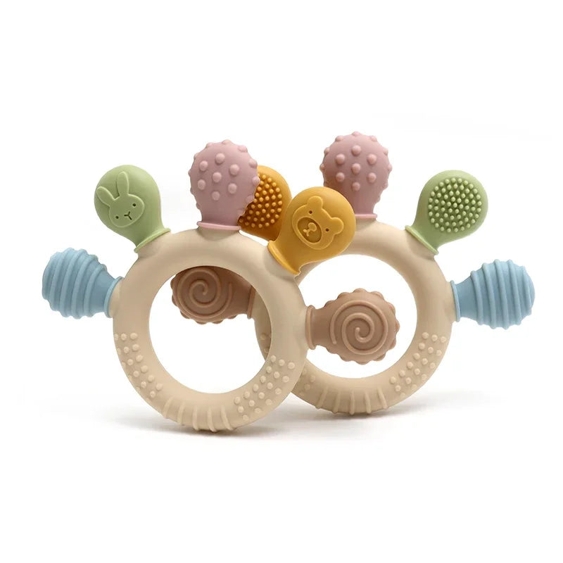 Soothe-and-Chew Sensory Teether Ring