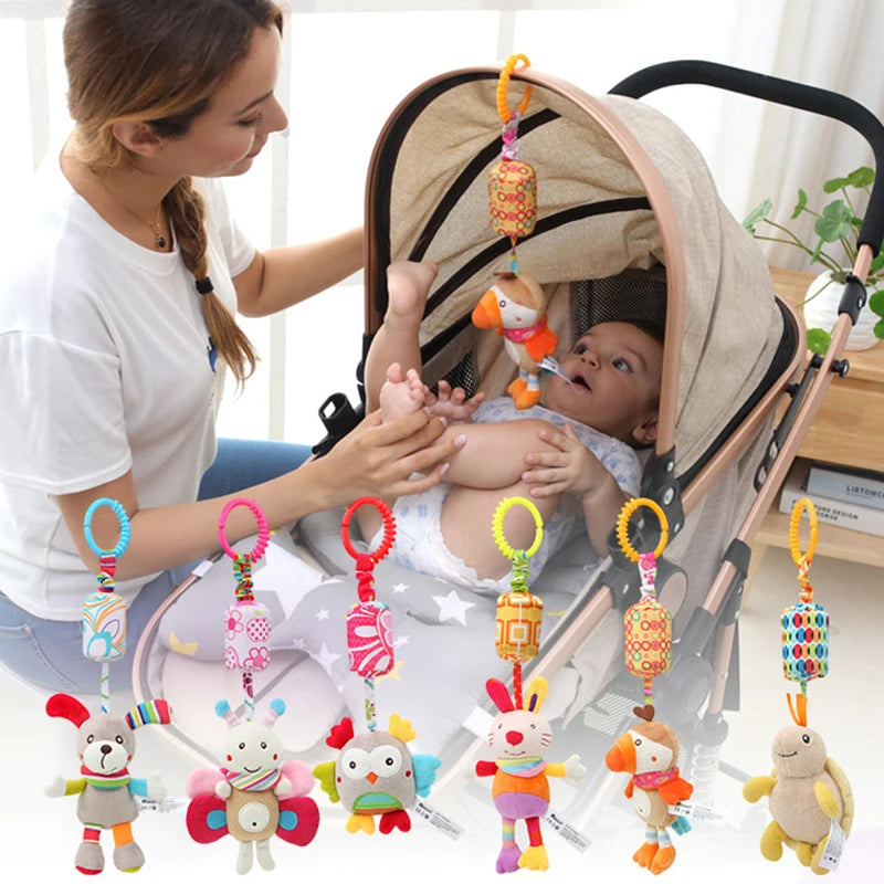 Stroller-Buddy Sensory Plush Toy