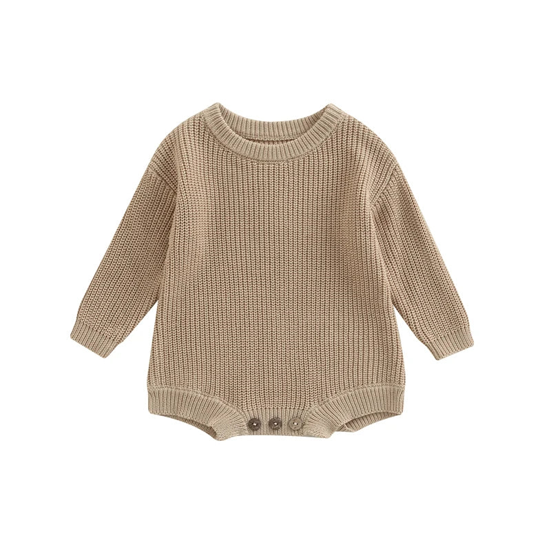 Highland Cozy Knit Romper