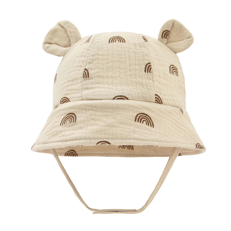 Sunny-Day Bear Ear Bucket Hat