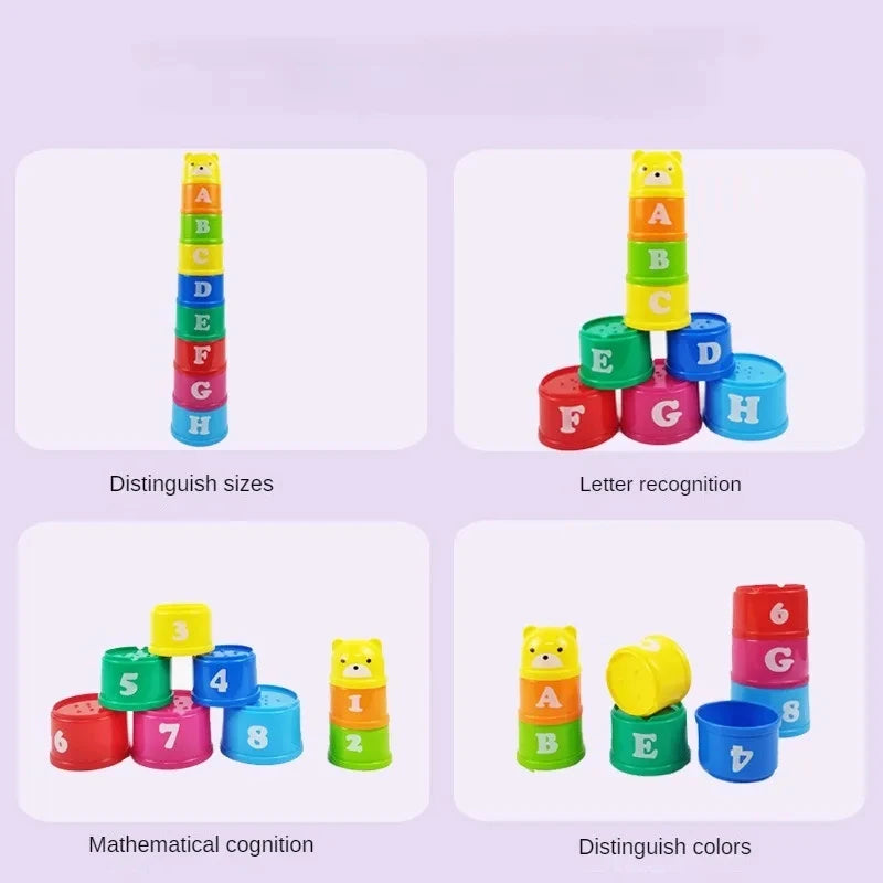 Fun-Stack Learning Cups Set