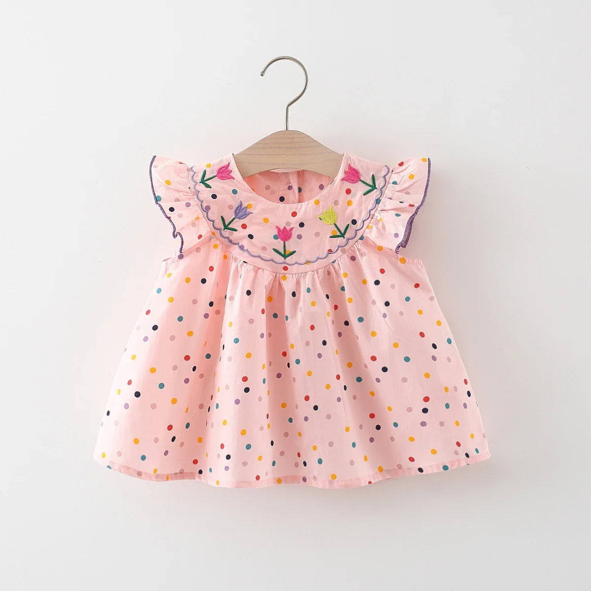 Tulip Polka-Dot Dress