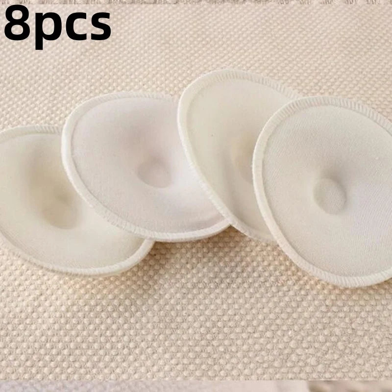 4/8Pcs VelvetSoft Reusable Nursing Pads