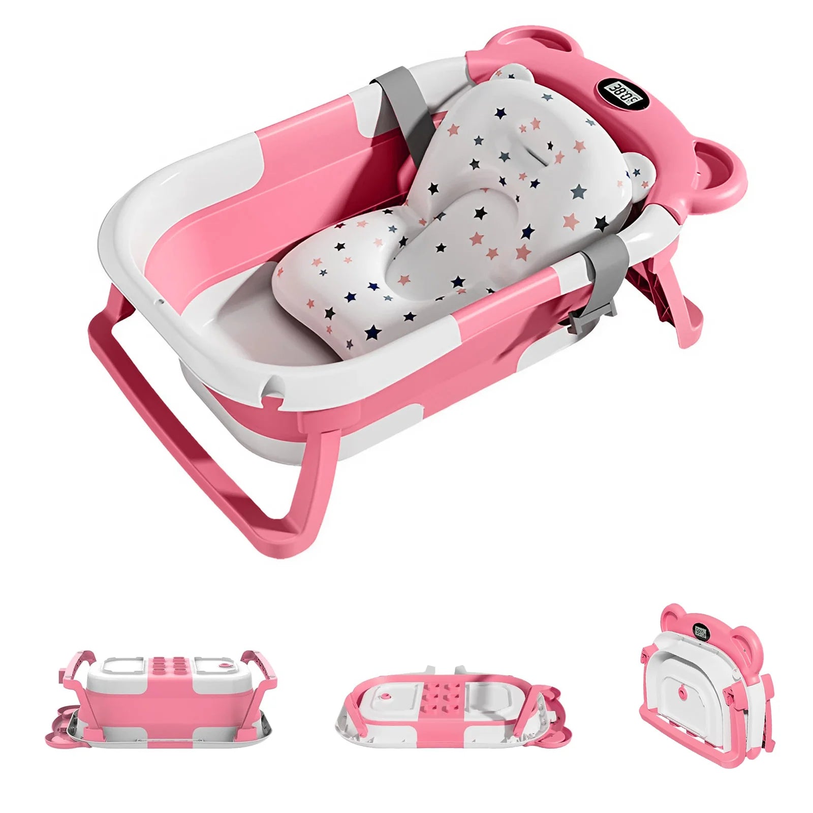 Smart-Temp Foldable Baby Bath