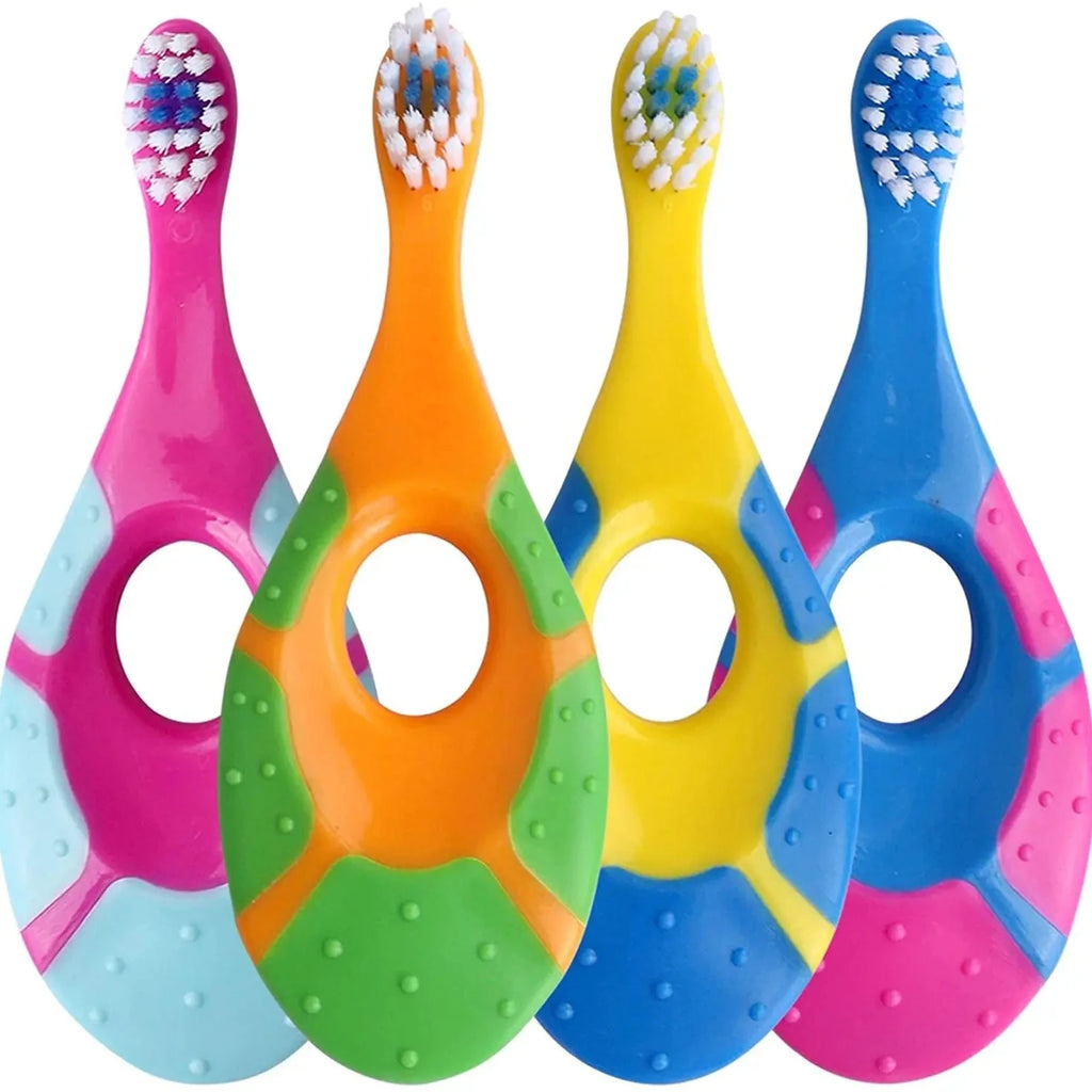 2PCS Tiny-Grip Ergonomic Training Toothbrush
